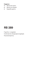 Gaggenau RB 289 Manual De Usuario