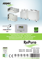 AERMEC RePuro 170 Manual De Uso