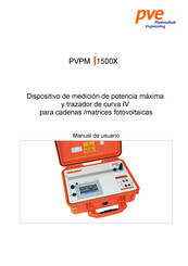 PVE PVPM 1500X Manual De Usuario