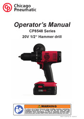 Chicago Pneumatic CP8548 Manual Del Operador