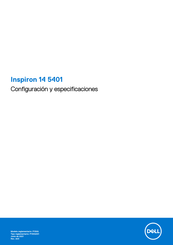 Dell Inspiron 14 5401 Configuración Y Especificaciones