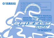 Yamaha GRIZZLY 350 2014 Manual Del Propietário