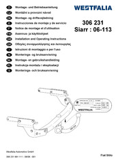 Westfalia Siarr : 06-113 Instrucciones De Montaje