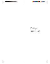 Philips SRU5100 Manual De Instrucciones