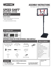 Lifetime SPEED SHIFT 90271 Manual De Instrucciones