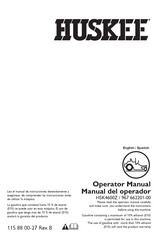 Huskee 967 662201-00 Manual Del Operador