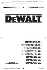 DeWalt DPN9033-XJ Especificaciones Técnicas