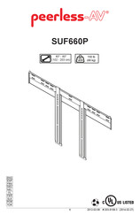 peerless-AV SUF660P Instrucciones De Montaje