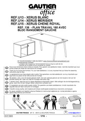 Gautier Office 136 Instrucciones De Montaje