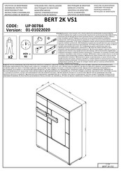 Forma Ideale BERT 2K VS1 UP 00784 Instrucciones De Montaje