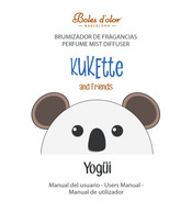 Boles d'olor KUKETTE and Friends Yogui Manual Del Usuario