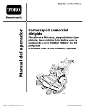 Toro TURBO FORCE 30280 Manual Del Operador