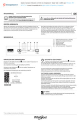 Whirlpool WH SP70 T121 Guía Rápida