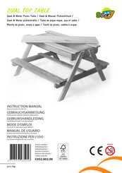 Sunny DUAL TOP TABLE C052.002.00 Manual De Instrucciones