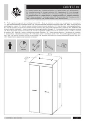 ML MEBLE CONTRE 01 Instrucción De Montaje