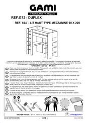 Gami DUPLEX G72 594 Instrucciones De Montaje