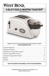 West Bend 2-SLOT EGG & MUFFIN TOASTER Manual De Instrucciones