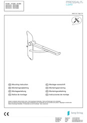 Pressalit Care R1081 Instrucciones De Montaje