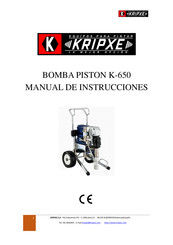 KRIPXE K-650 Manual De Instrucciones