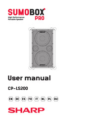 Sharp SUMOBOX PRO CP-LS200 Manual Del Usuario