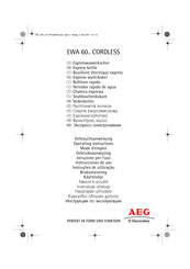 AEG Electrolux EWA 60 CORDLESS Serie Instrucciones De Uso