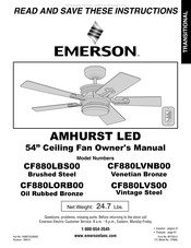 Emerson AMRHUST LED Manual Del Usuario