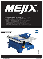 Mejix CCP 180B Manual De Instrucciones