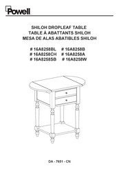 Powell 16A8258BL Manual De Instrucciones