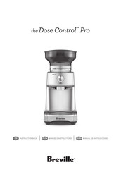 Breville the Dose Control Pro Manual De Instrucciones