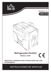 HOMCOM C00-019 Instrucciones De Montaje