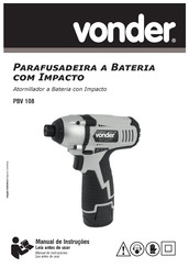 vonder PBV 108 Manual De Instrucciones