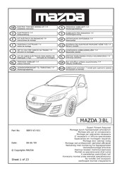 Mazda BBP3-V3-921 Instrucciones De Montaje