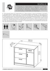 ML MEBLE SZAFKA 02 Instrucciones De Montaje