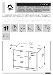 ML MEBLE SZAFKA 03 Instrucciones De Montaje