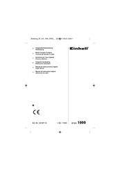 EINHELL BT-EH 1000 Manual De Instrucciones Original