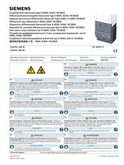 Siemens 3VA942 0RL30 Serie Instructivo