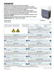 Siemens 3VA932 0RL30 Serie Instructivo