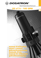 dosatron D 20 Manual De Instrucciones