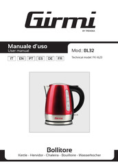 Girmi BL32 Manual Del Usuario