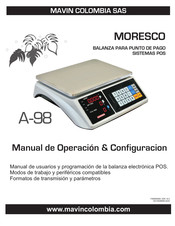 Mavin Colombia MORESCO A98 RS-232 Manual De Usuario Y Programación