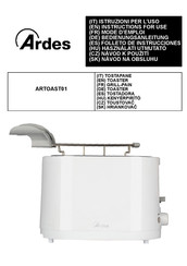 ARDES ARTOAST01 Folleto De Instrucciones