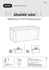 Keter GRANDE 165G Manual Del Usuario