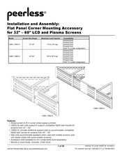 PEERLESS CM60 Instrucciones De Montaje