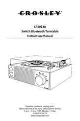 Crosley CR6023A Manual De Instrucciones