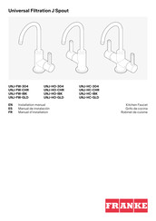 Franke UNJ-FW-304 Manual De Instalación