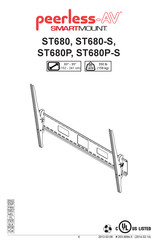 peerless-AV ST680P-S Instrucciones De Montaje