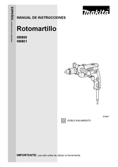 Makita M0800 Manual De Instrucciones