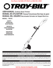 Troy-Bilt TB37E Manual Del Usuario