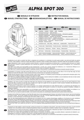 Clay Paky C61095 Manual De Instrucciones