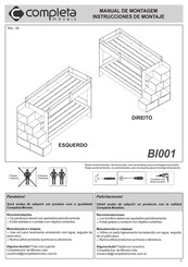 Completa Móveis DIREITO BI001 Instrucciones De Montaje